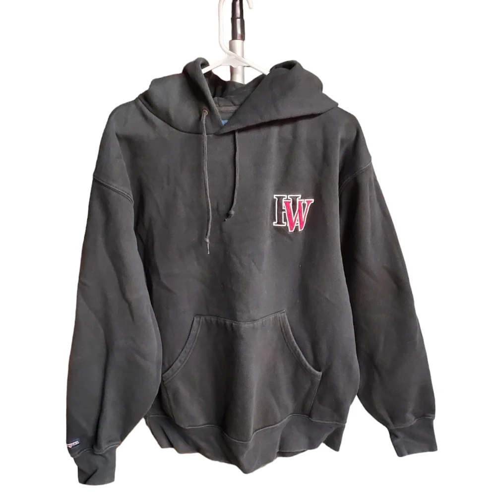 Jansport women's black HW hoodie L - Picture 1 of 5
